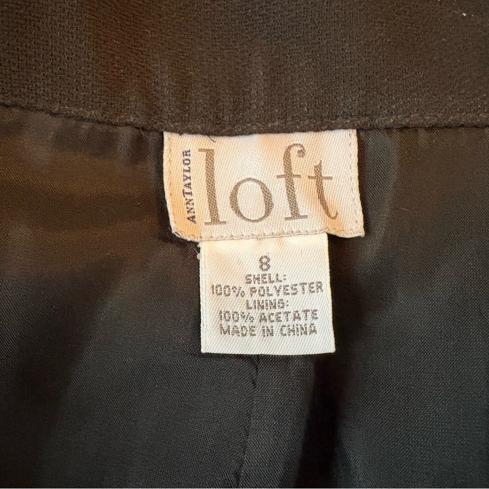 Ann Taylor Loft Classic Black Pants - Picture 3 of 3
